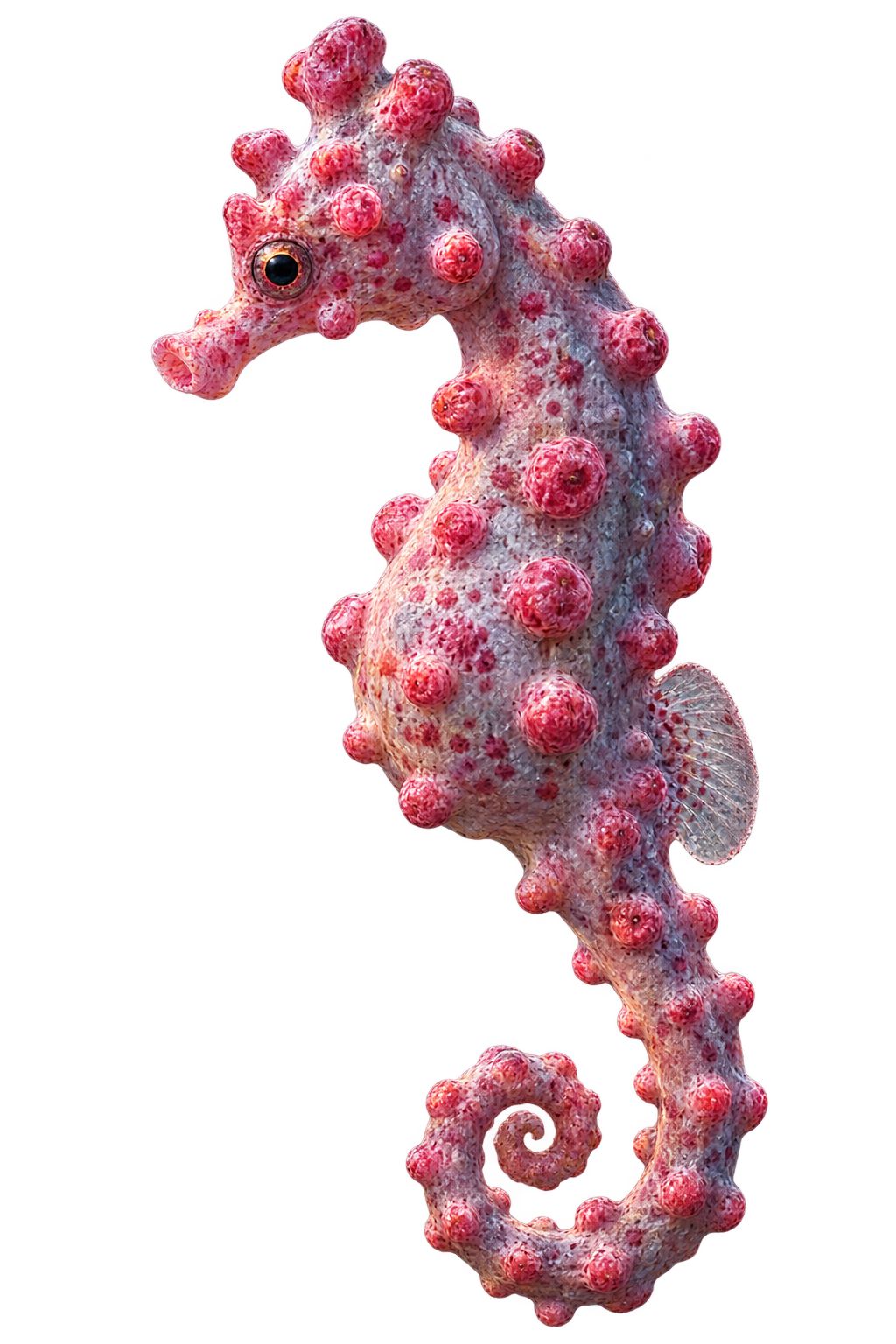 Realistic pygmy seahorse sticker