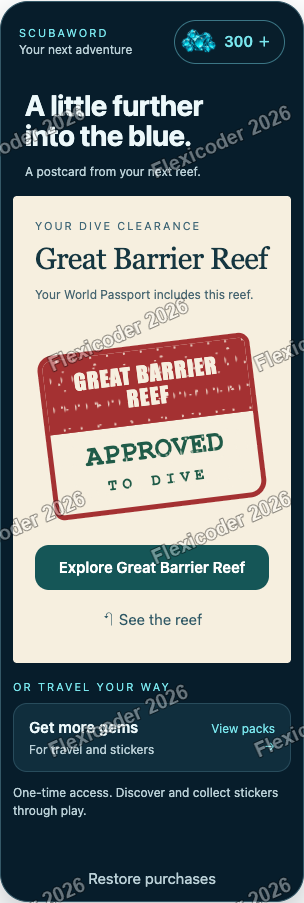 Approved postcard at narrow width
