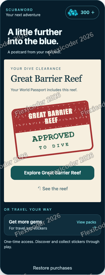Approved postcard at standard width