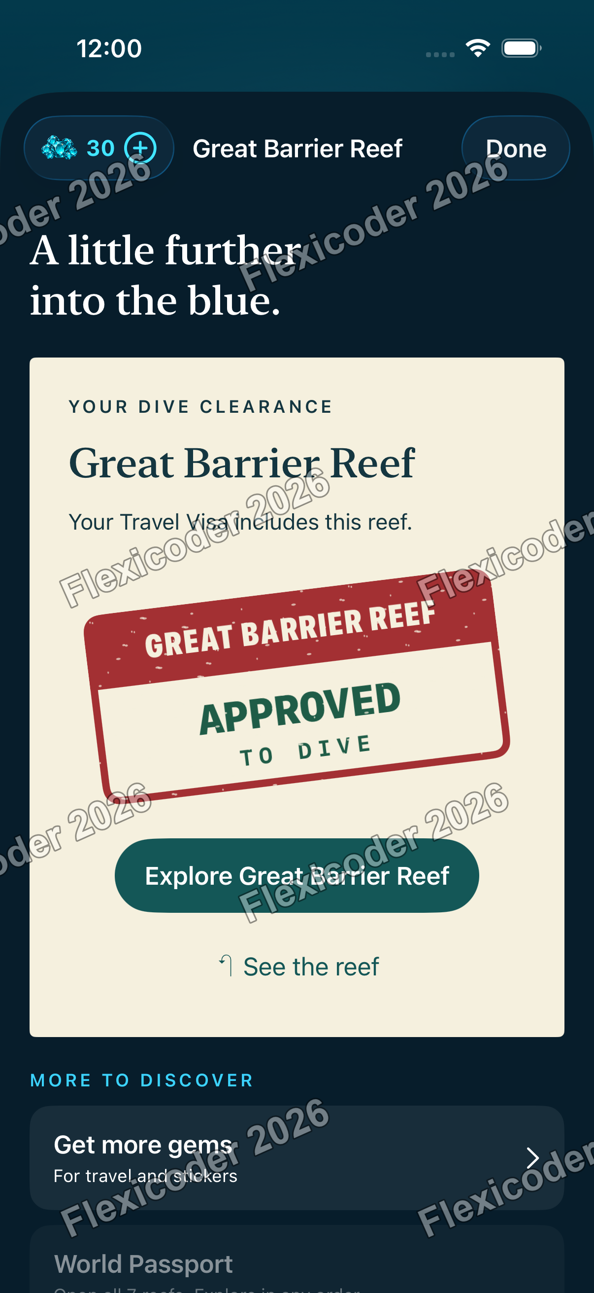 Native approved reef visa screen