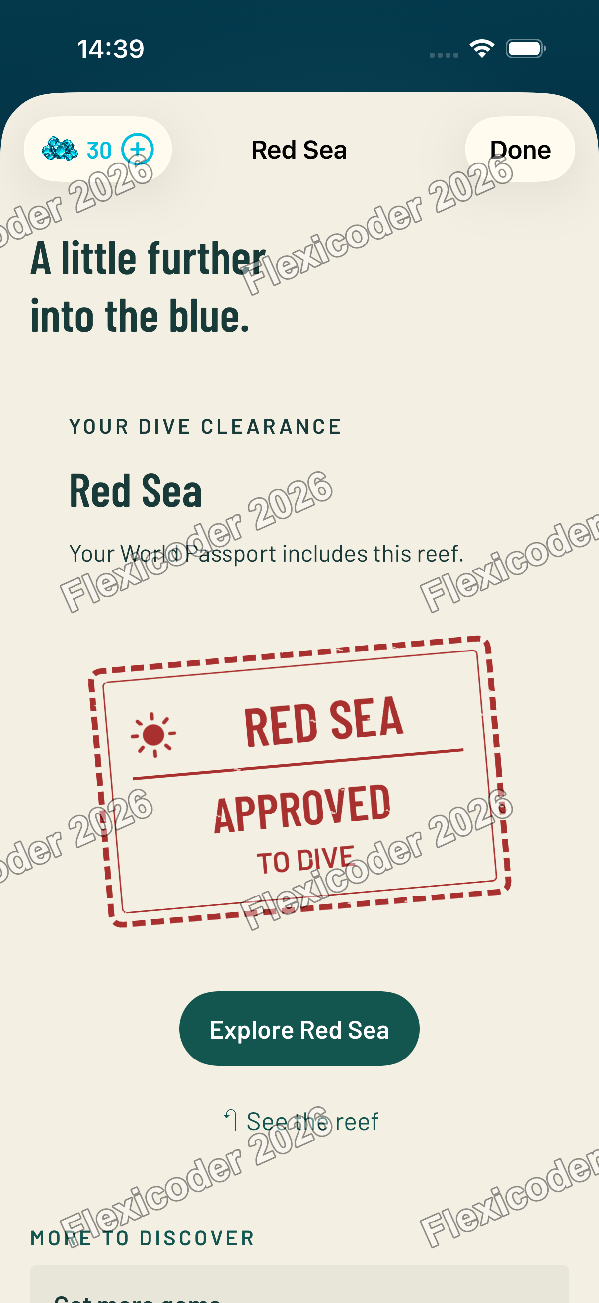 Red Sea approval stamp