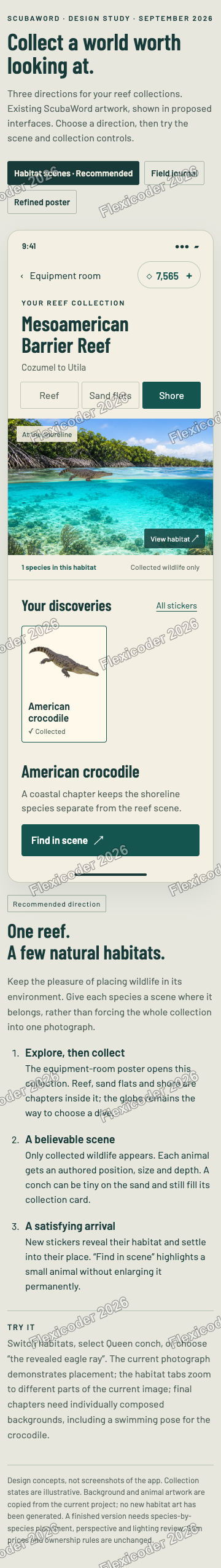 Full habitat collection concept at 360 pixels